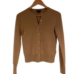 *J.CREW* Cardigan Sweater 100% Cashmere, Color/Camel, Size XS